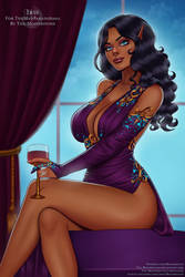 Commissioned art of my OC Iris. By The-Moonbound!