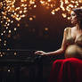 Beautiful pregnant woman.