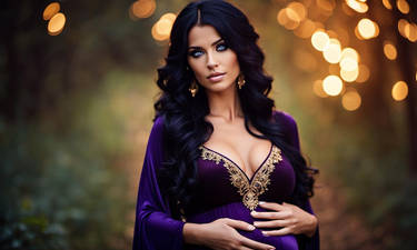 Gorgeous pregnant woman.