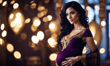 Gorgeous pregnant woman.