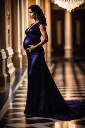 Beautiful pregnant woman.