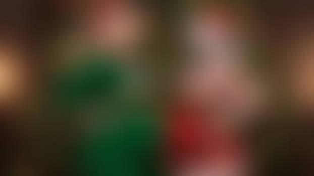 Christmas com of Rosalina and Eve. By umigrapahics