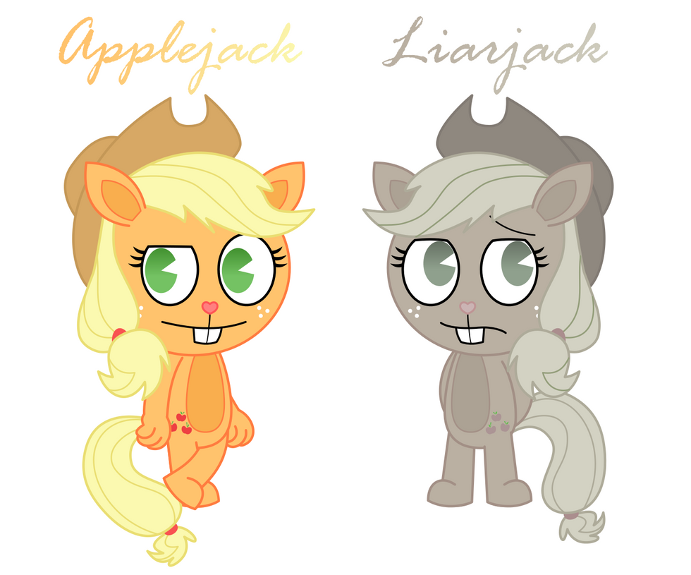 2 Forms of Applejack by Elica1994 on DeviantArt