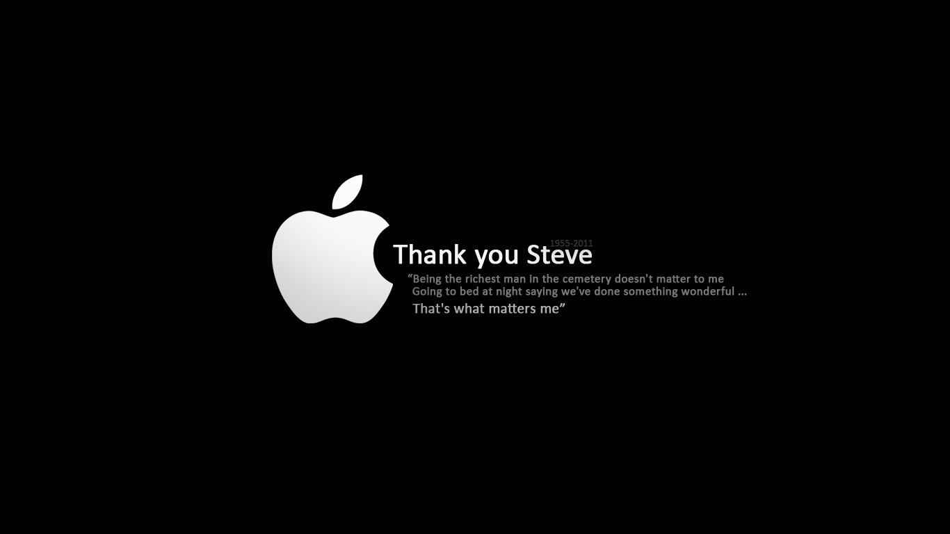 RIP Steve Jobs - wallpaper