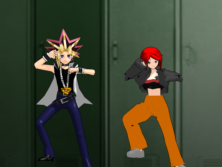 (vid link) MMD Yami and Will Gangnam Style