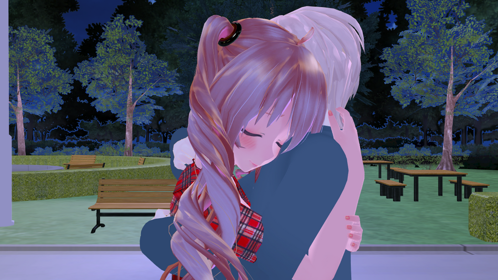 Hug Night Animation MMD Night hug by Eripmav-darkness on DeviantArt