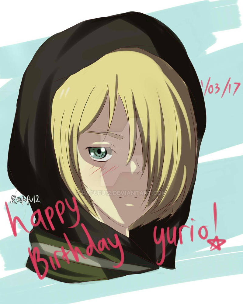 Happy Birthday Yurio! by Rafufu12 on DeviantArt