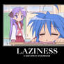 Laziness Demotivational