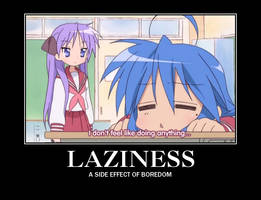 Laziness Demotivational