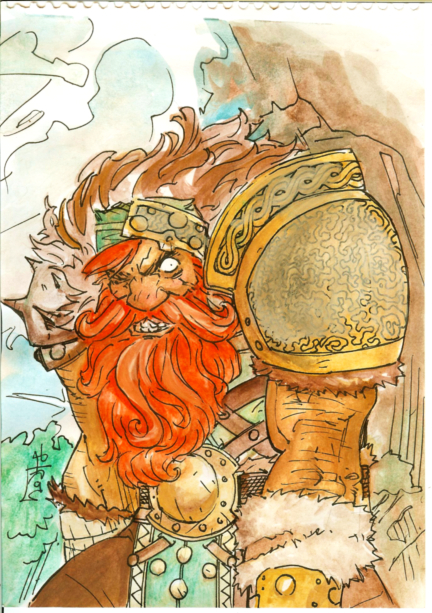 watercolor Dwarf