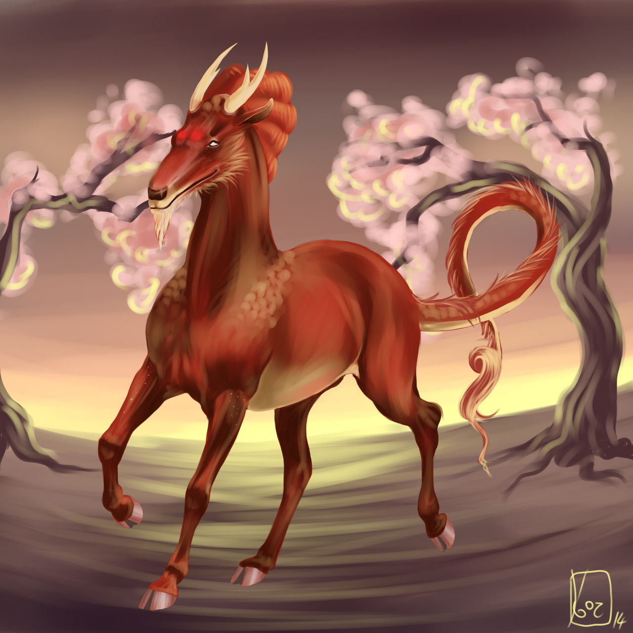 Kirin Rearing Kirin by Koritca on DeviantArt