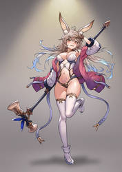 March Hare with her Mallet