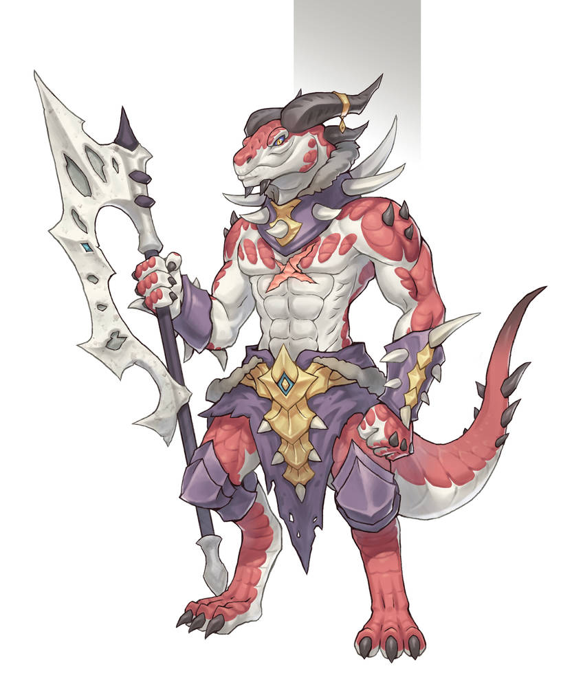 Dragonkin Sticker Scale Dragonkin by lascalis on DeviantArt