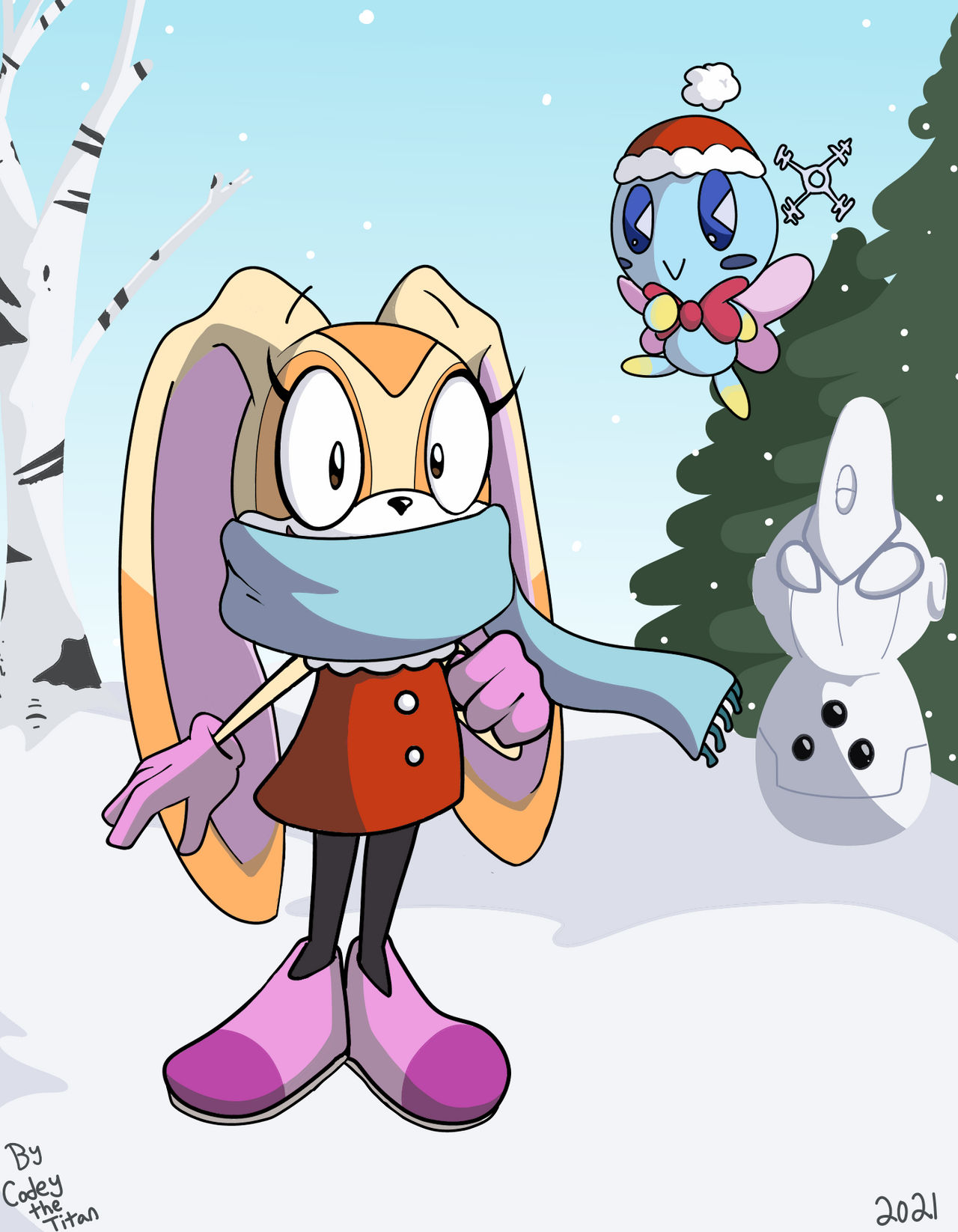 Cream the Frosty Rabbit by CodeyTheTitan on DeviantArt