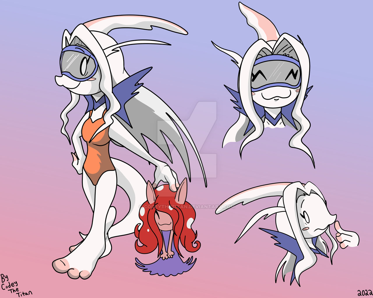 Ms. Delphine (OC) Concept Art