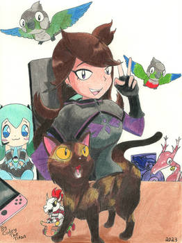 Vtuber JaidenAnimations and Pet Friends