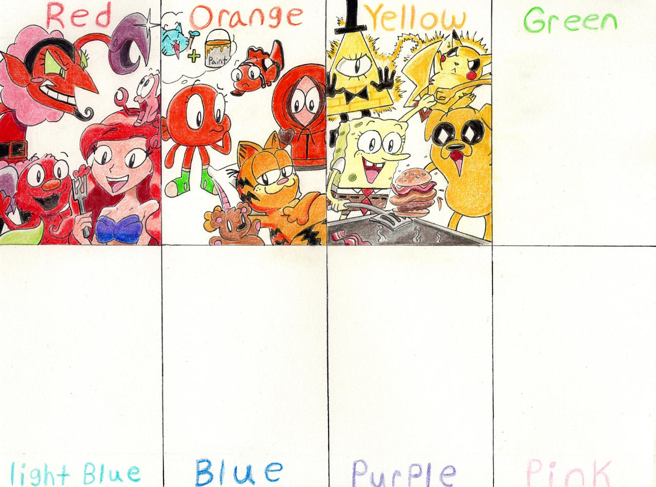 Color Themed Character Fanart Challenge 2023 pt 3