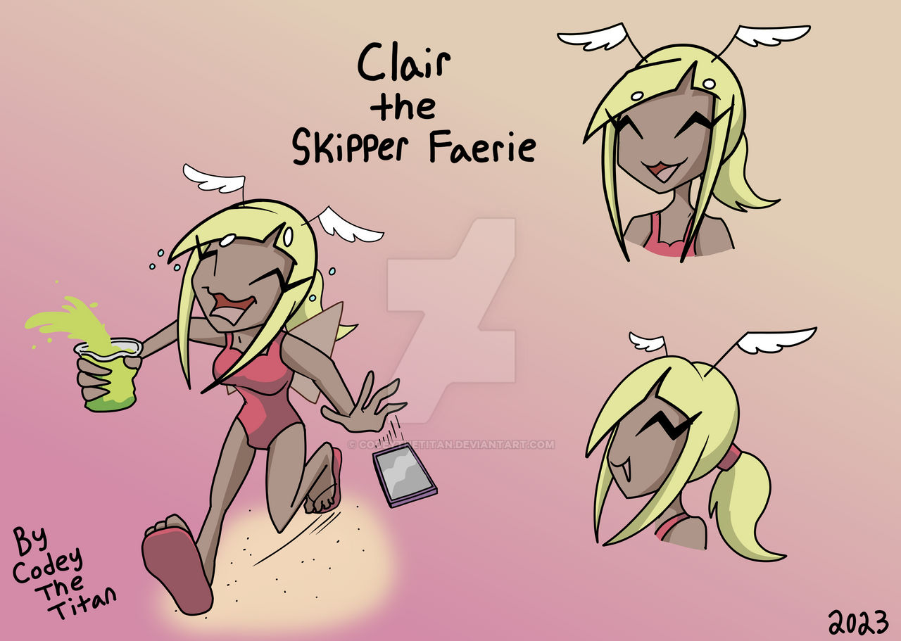 Clair the Skipper Faerie (OC) Digital Version