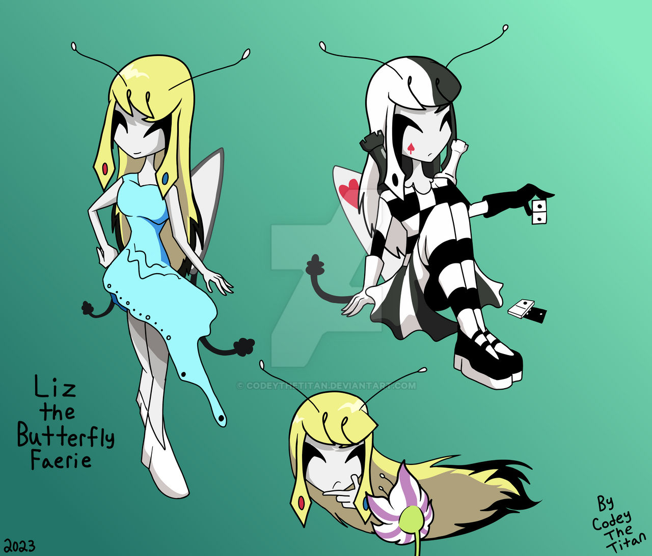 Liz the Butterfly Faerie (OC) Digital Version