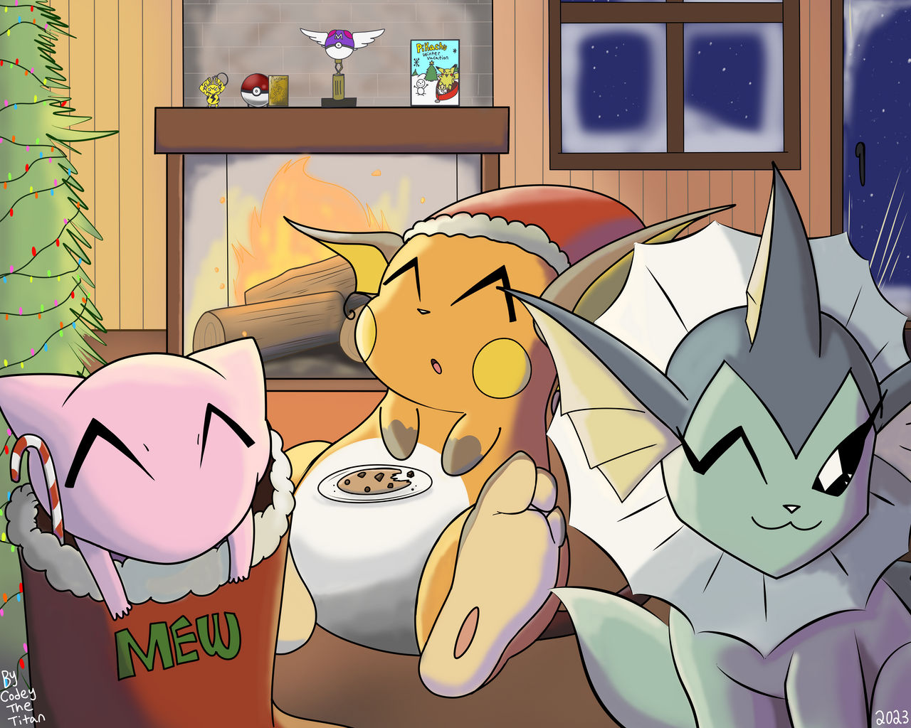 A Cozy Pokemon Christmas Night