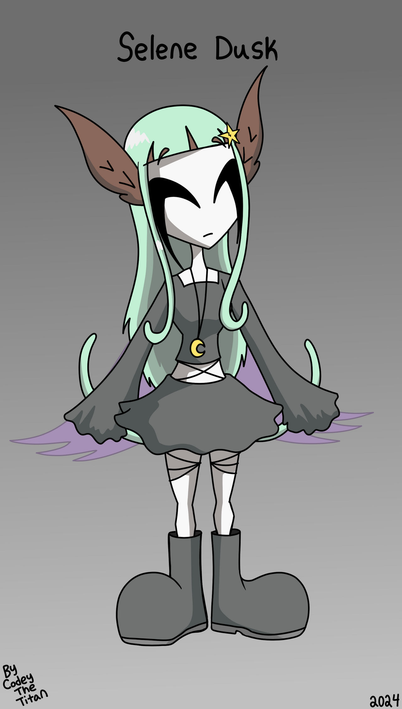 Selene the Moth Faerie (Selene Dusk) OC
