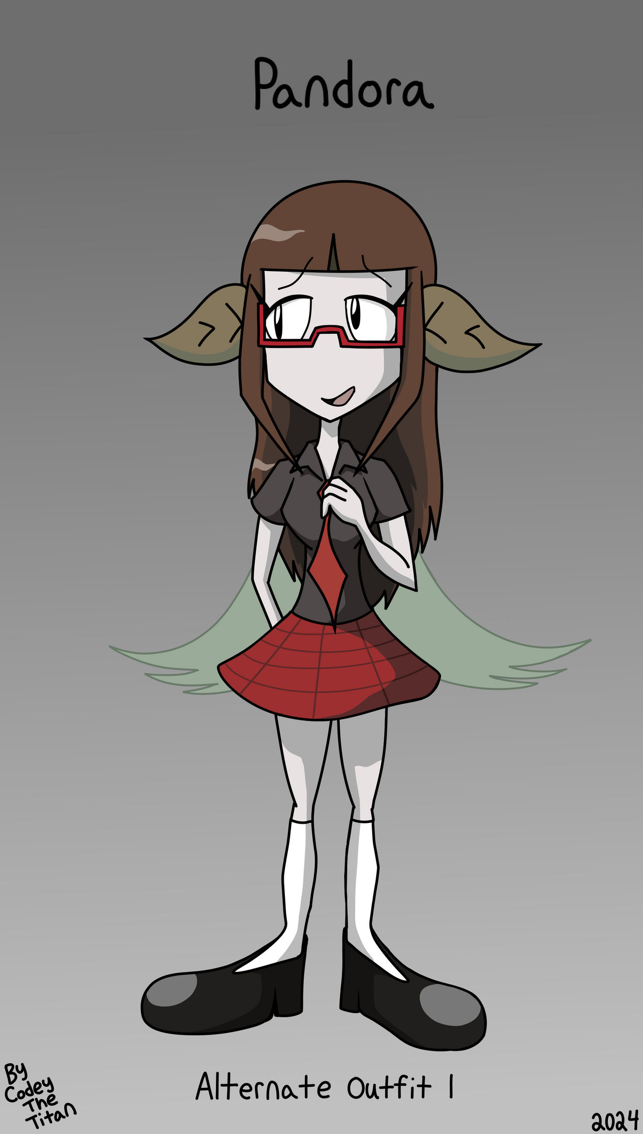 Pandora the Moth Faerie (OC) Alt Outfit