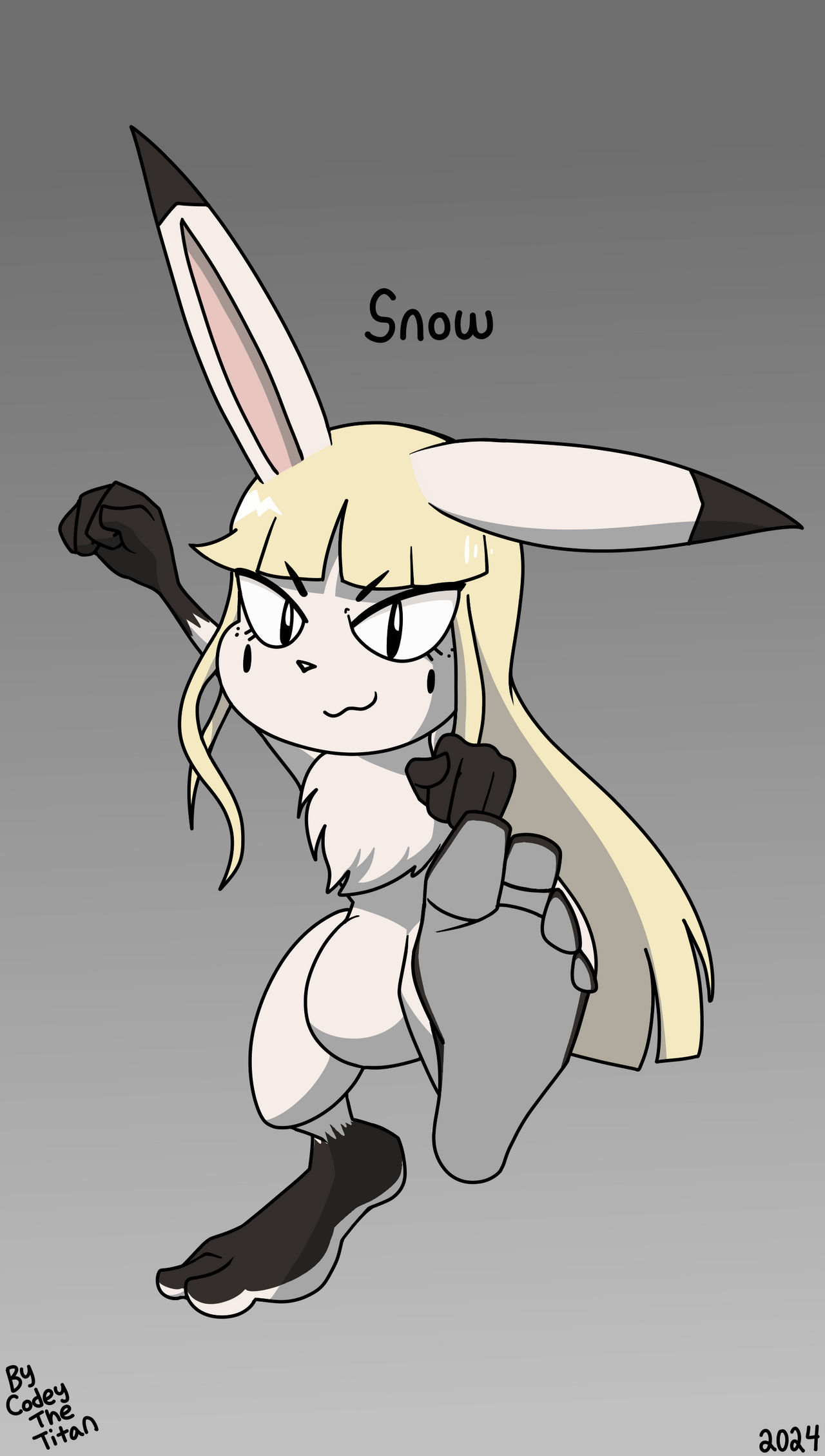 Snow the Lagomorph (OC)