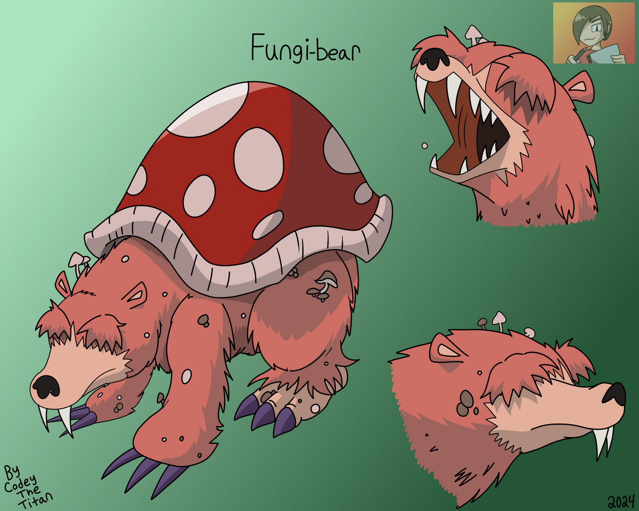 Fungi-bear (Concept Art)