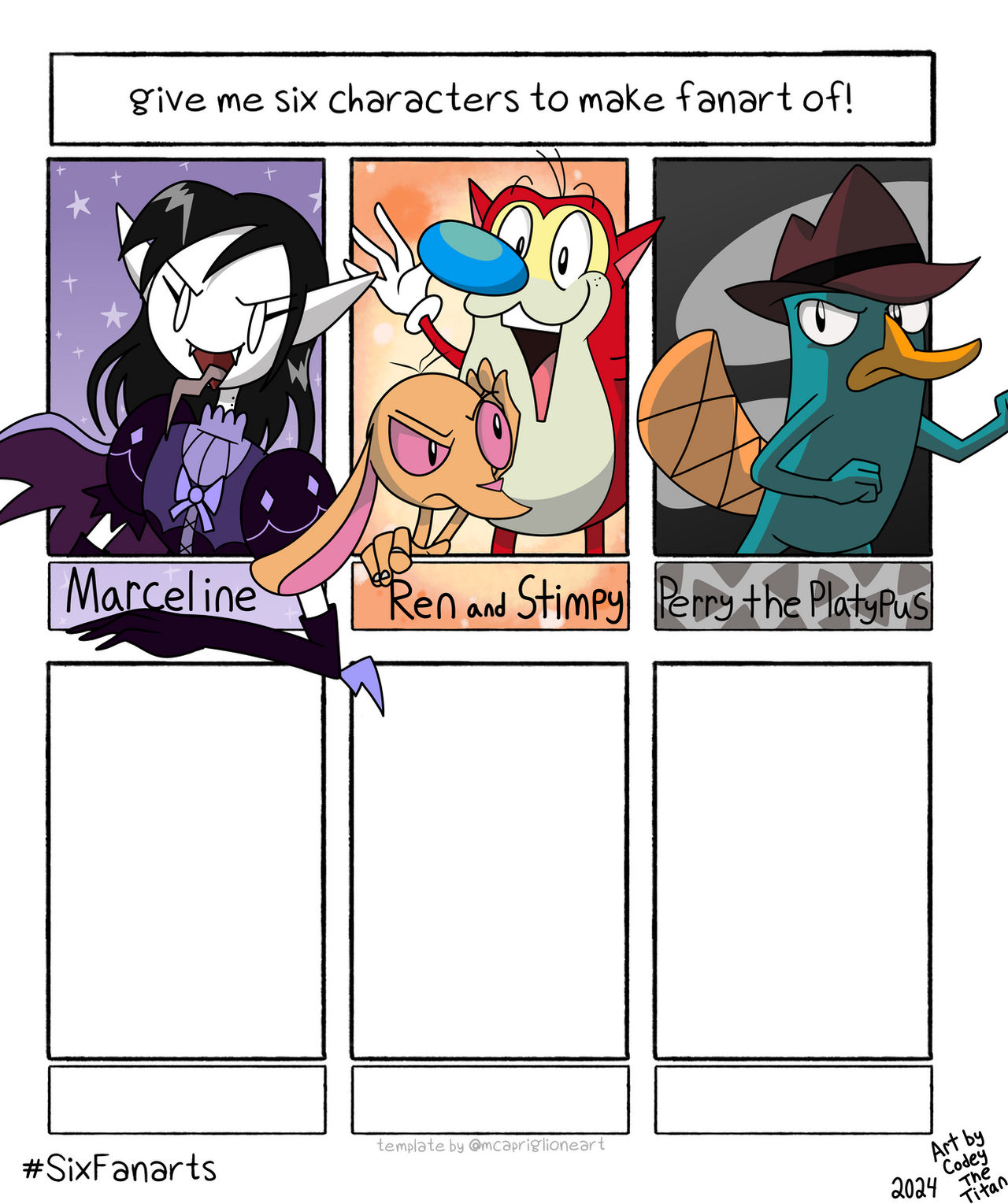 Six Fanarts Challenge Part 3