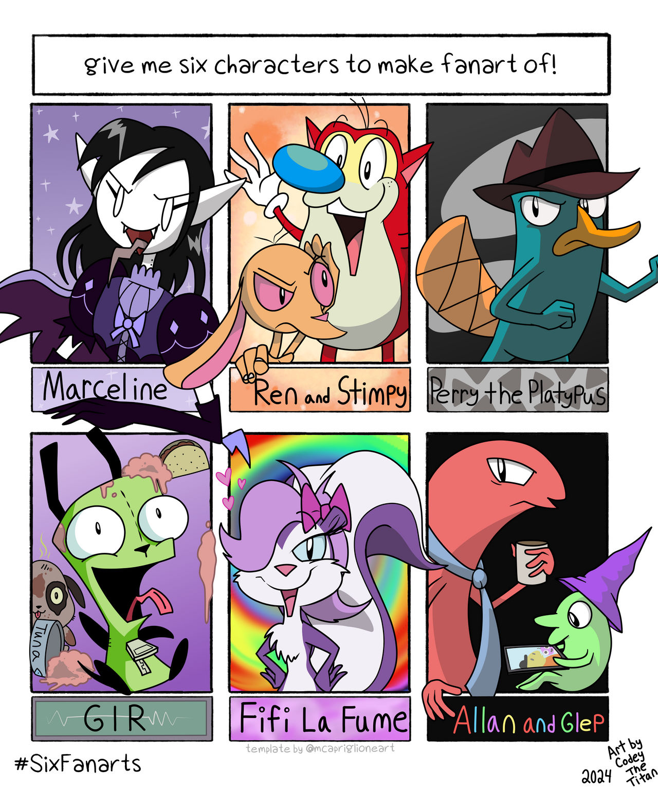 Six Fanarts Challenge Part 6