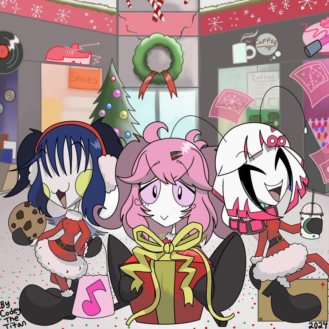 Christmas Mall Shopping.