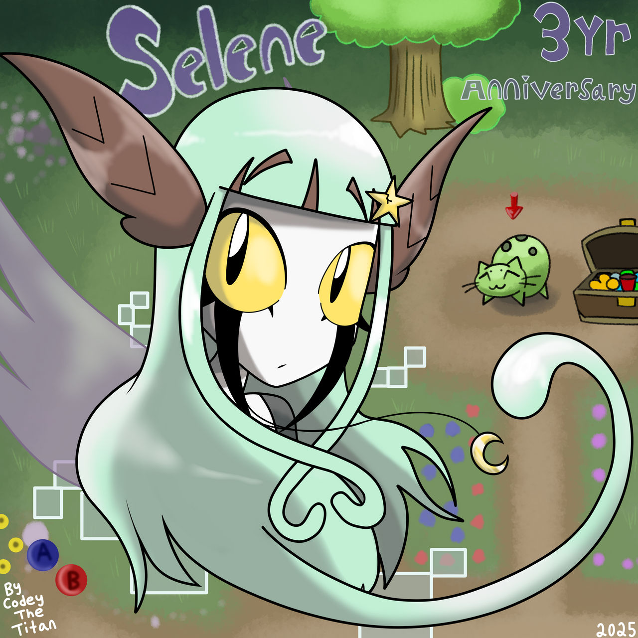Selene the Moth Faerie (3 Year Anniversary)