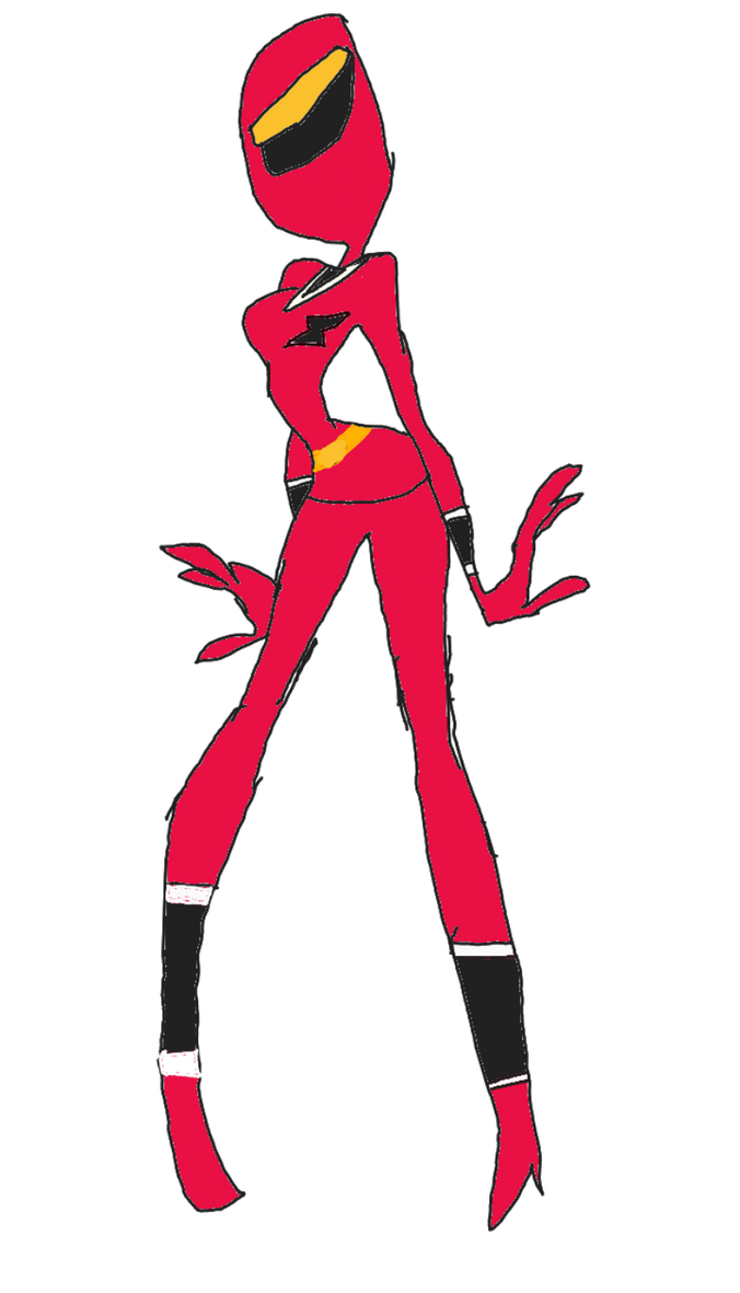 Cherri bomb(red alien ranger) by superalastorglitchy on DeviantArt