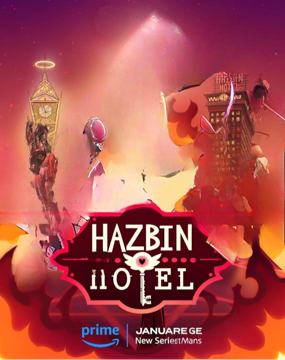 Hazbin hotel poster template by on DeviantArt