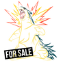 Typhlosion Tribal Lineart