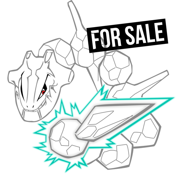 Steelix Tribal Lineart