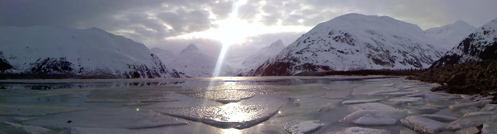 Portage Glacier Panorama