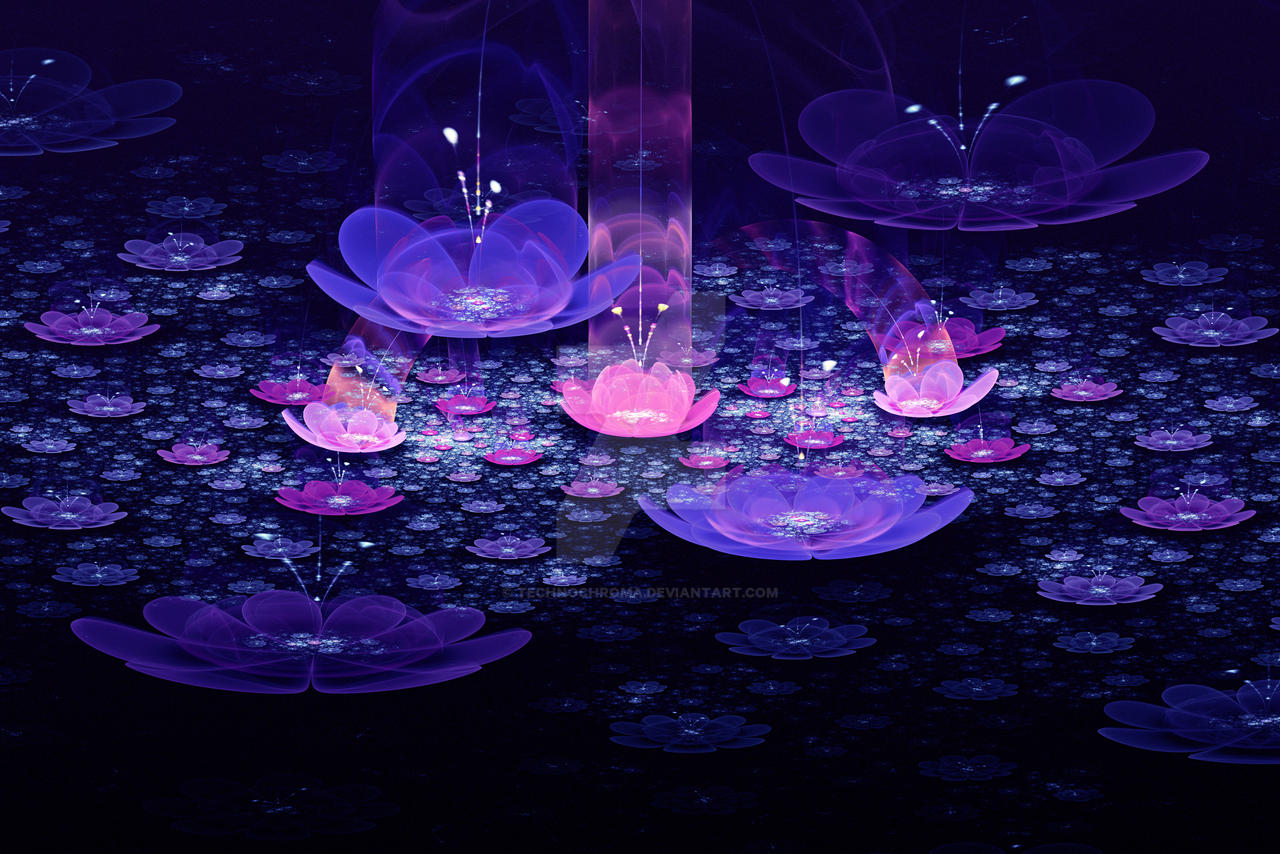 Jeweled Lotus Garden by technochroma on DeviantArt