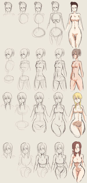 How to Draw Curvy Bodies