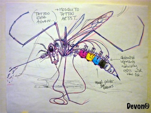 Mosquito Tattoo Artist By Heteropteryx On Deviantart