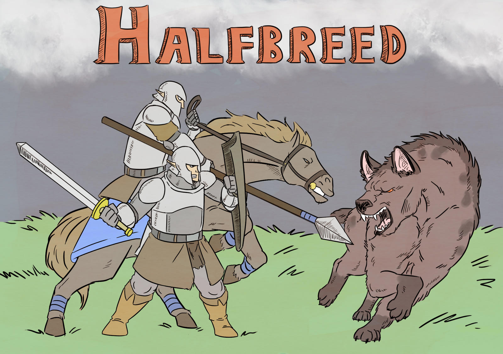 Half Breed Rapper HALFBREED COVER #1 Color by PlsGoot on DeviantArt