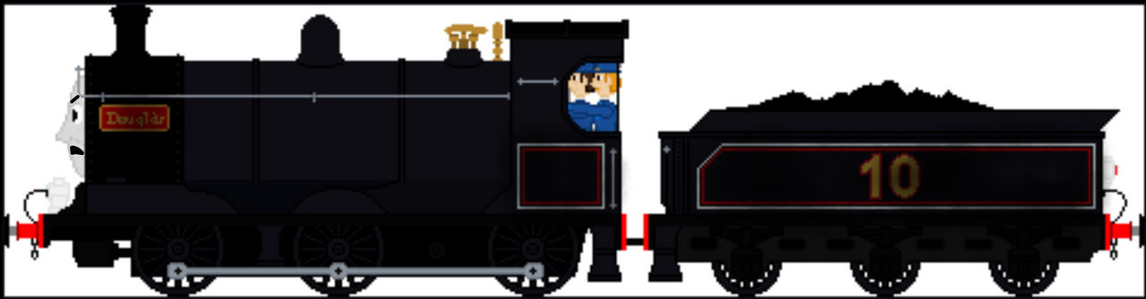 Sodor Fallout during : Douglas by Dinosandtrains on DeviantArt
