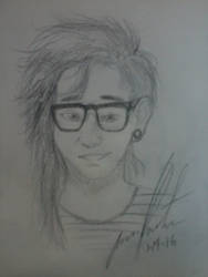 Skrillex drawing :3