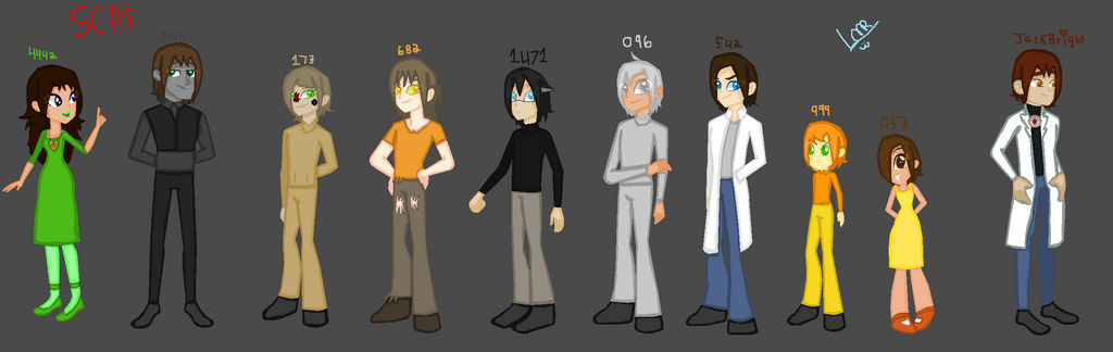 Scp Characters Operators SCP charatcers by SCPCreepypastaDraws on DeviantArt
