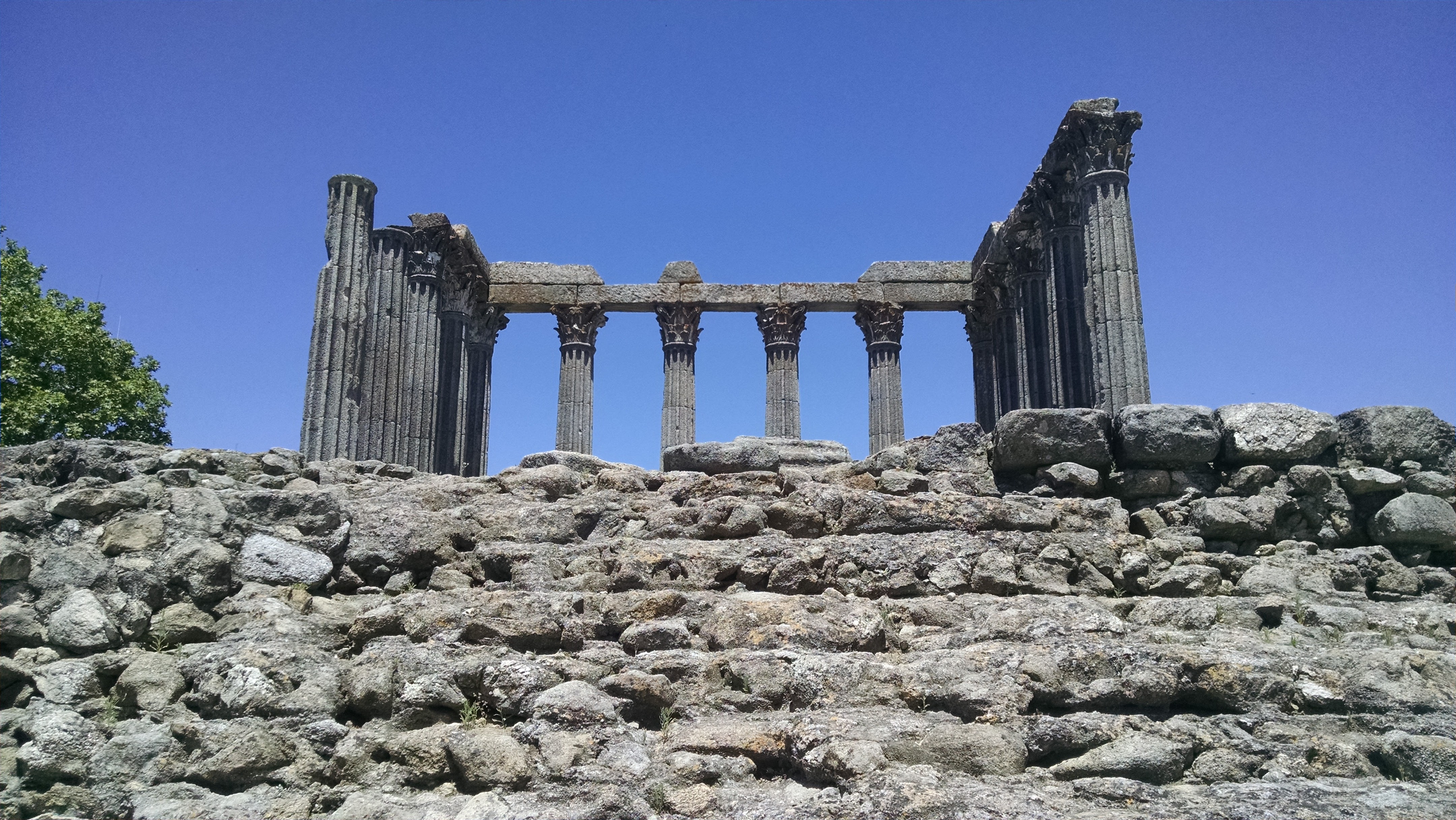 Roman Temple of Evora, Portugal