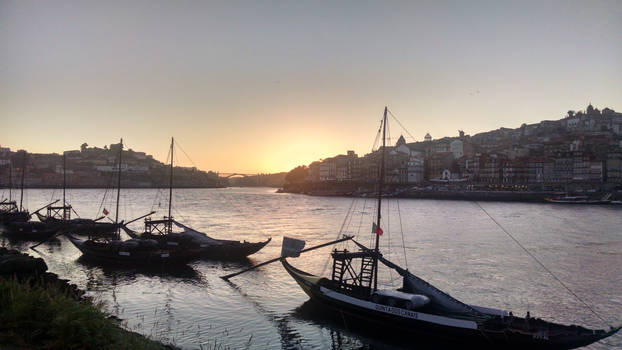 Douro River at dusk