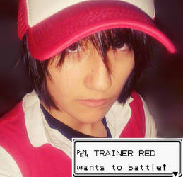 PKMN TRAINER RED wants to battle! by ConiKirbyKirby