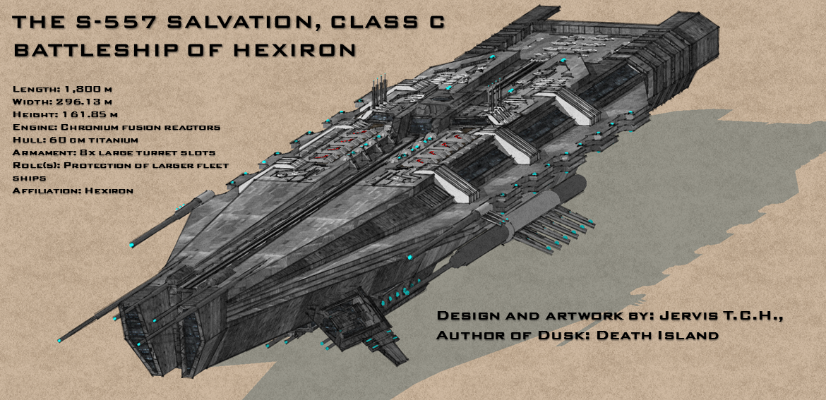 S-557 Salvation Battleship of Hexiron