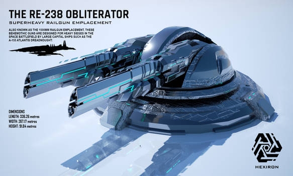 RE-238 Obliterator Superheavy Railgun Emplacement