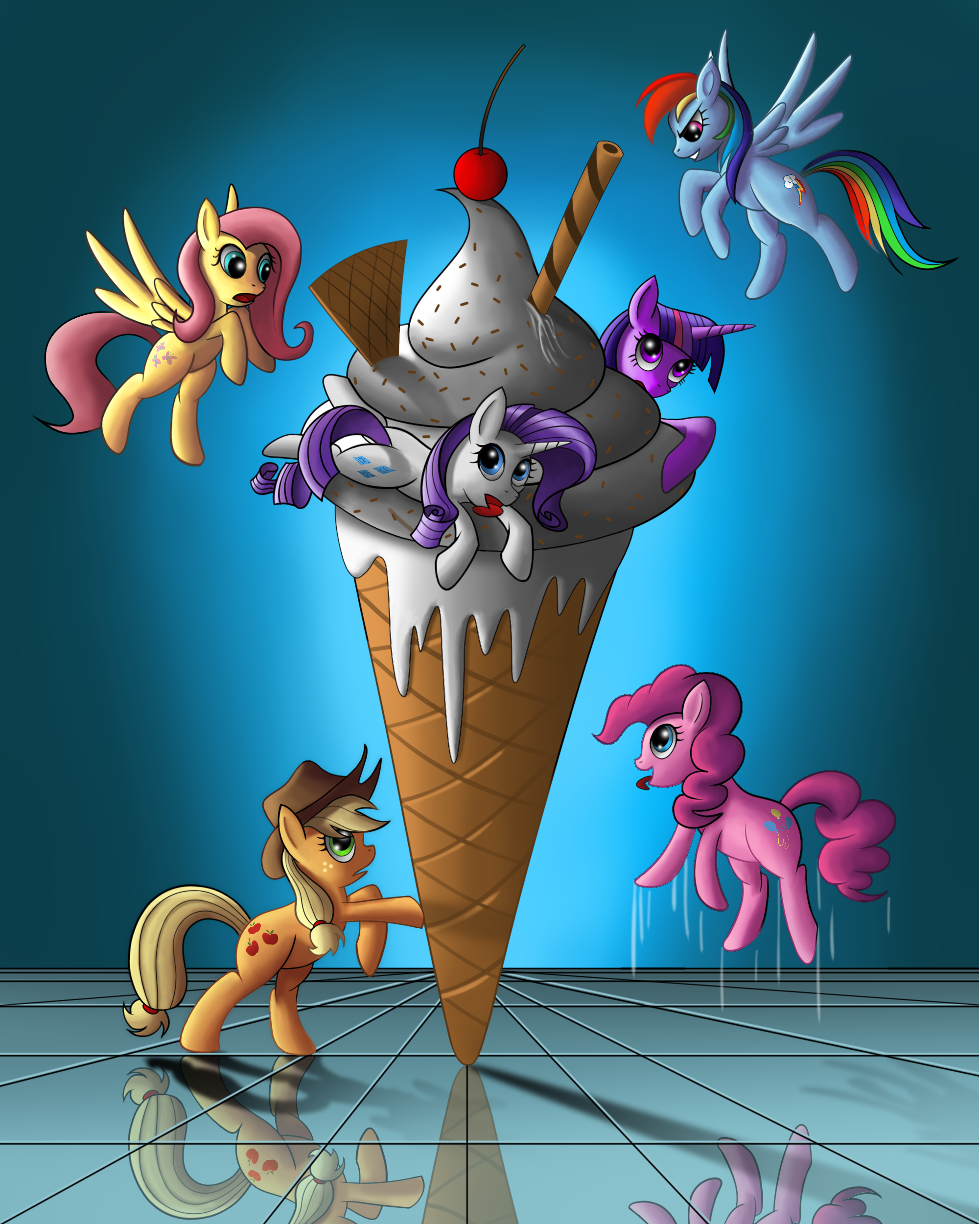 Mane 6 Ice Cream